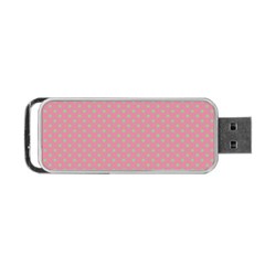 Polka Dots Portable Usb Flash (one Side)