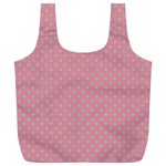 Polka dots Full Print Recycle Bags (L)  Front