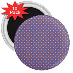 Polka Dots 3  Magnets (10 Pack)  by Valentinaart