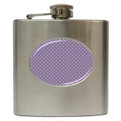 Polka Dots Hip Flask (6 Oz)