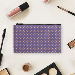 Polka Dots Cosmetic Bag (small)  by Valentinaart