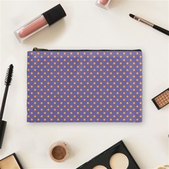 Polka Dots Cosmetic Bag (medium)  by Valentinaart