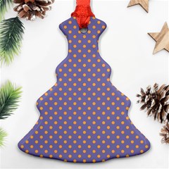 Polka Dots Christmas Tree Ornament (two Sides)