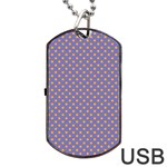 Polka dots Dog Tag USB Flash (Two Sides) Back