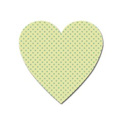 Polka Dots Heart Magnet