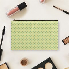 Polka Dots Cosmetic Bag (medium)  by Valentinaart