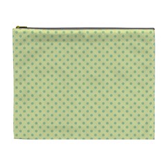 Polka Dots Cosmetic Bag (xl) by Valentinaart