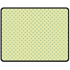 Polka Dots Double Sided Fleece Blanket (medium) 