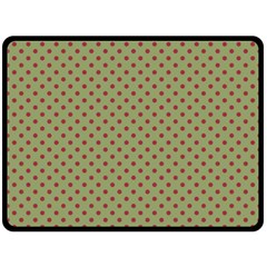 Polka Dots Fleece Blanket (large) 