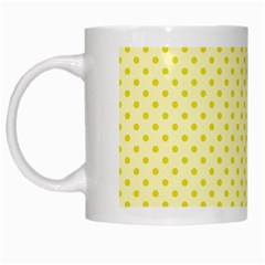 Polka Dots White Mugs by Valentinaart