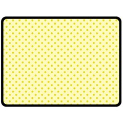 Polka Dots Fleece Blanket (large) 