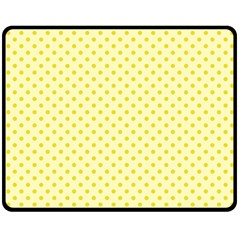 Polka Dots Double Sided Fleece Blanket (medium) 