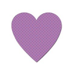 Polka Dots Heart Magnet by Valentinaart