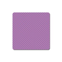 Polka Dots Square Magnet by Valentinaart