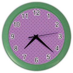 Polka Dots Color Wall Clocks