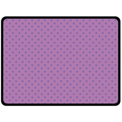 Polka Dots Double Sided Fleece Blanket (large) 