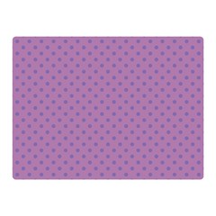 Polka Dots Double Sided Flano Blanket (mini)  by Valentinaart