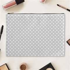 Polka Dots Cosmetic Bag (xl) by Valentinaart