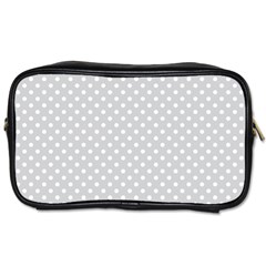 Polka Dots Toiletries Bags by Valentinaart