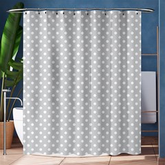 Polka Dots Shower Curtain 60  X 72  (medium) 