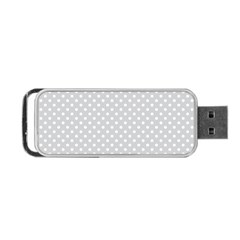 Polka Dots Portable Usb Flash (one Side) by Valentinaart