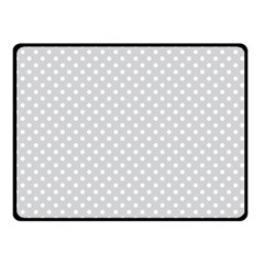 Polka Dots Double Sided Fleece Blanket (small) 