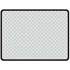 Polka Dots Double Sided Fleece Blanket (large) 