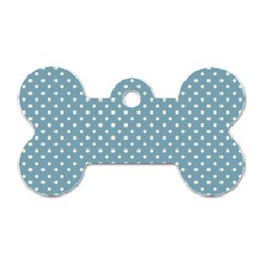 Polka dots Dog Tag Bone (Two Sides)