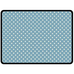 Polka dots Fleece Blanket (Large) 