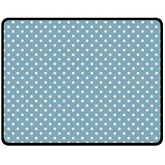 Polka dots Fleece Blanket (Medium) 