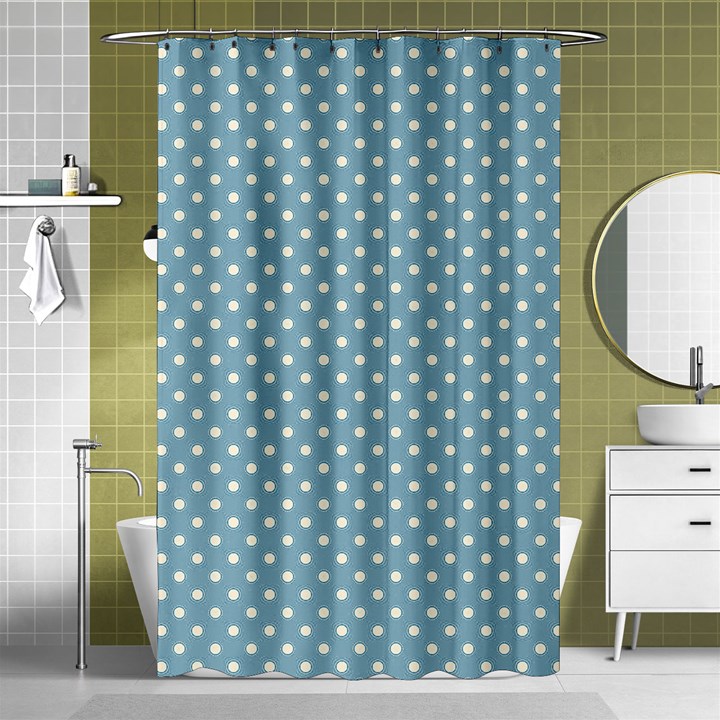 Polka dots Shower Curtain 48  x 72  (Small) 