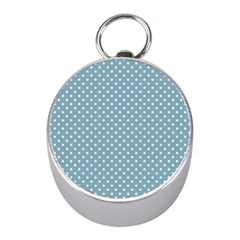 Polka dots Mini Silver Compasses