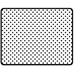 Polka Dots Double Sided Fleece Blanket (medium) 