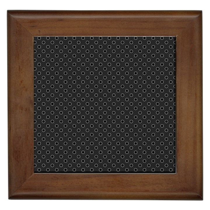 Polka dots Framed Tiles