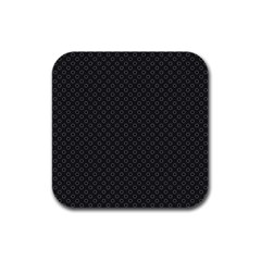 Polka Dots Rubber Square Coaster (4 Pack)  by Valentinaart