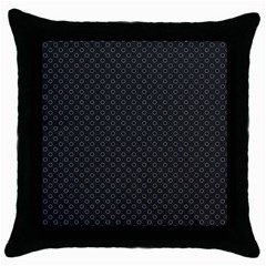 Polka Dots Throw Pillow Case (black) by Valentinaart