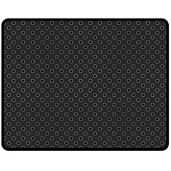 Polka Dots Fleece Blanket (medium)  by Valentinaart