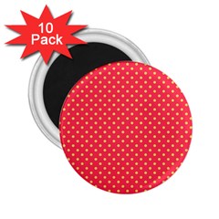 Polka dots 2.25  Magnets (10 pack) 