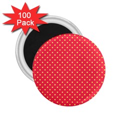 Polka dots 2.25  Magnets (100 pack) 