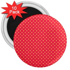 Polka dots 3  Magnets (10 pack) 