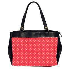 Polka dots Office Handbags (2 Sides) 