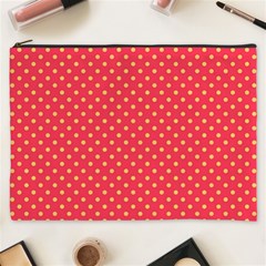 Polka Dots Cosmetic Bag (xxxl)  by Valentinaart