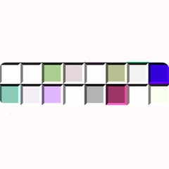 Color Tiles Abstract Mosaic Background Large Bar Mats