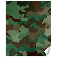 Camouflage Pattern A Completely Seamless Tile Able Background Design Canvas 16  X 20   by Simbadda