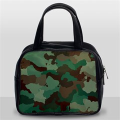 Camouflage Pattern A Completely Seamless Tile Able Background Design Classic Handbags (2 Sides) by Simbadda