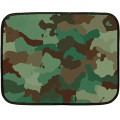 Camouflage Pattern A Completely Seamless Tile Able Background Design Double Sided Fleece Blanket (mini)  by Simbadda