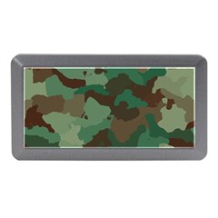 Camouflage Pattern A Completely Seamless Tile Able Background Design Memory Card Reader (mini) by Simbadda