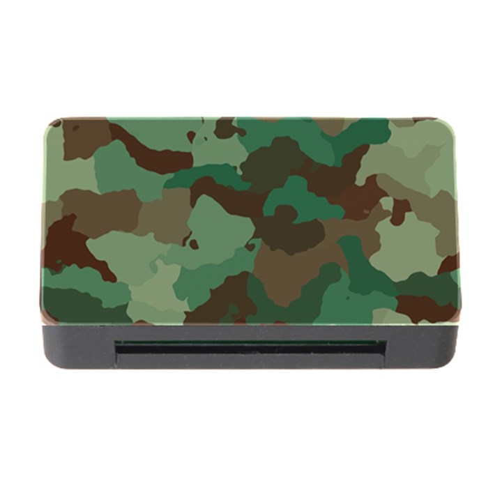 Camouflage Pattern A Completely Seamless Tile Able Background Design Memory Card Reader with CF