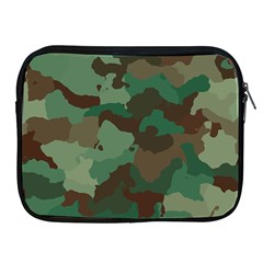 Camouflage Pattern A Completely Seamless Tile Able Background Design Apple Ipad 2/3/4 Zipper Cases by Simbadda