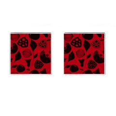 Congregation Of Floral Shades Pattern Cufflinks (square) by Simbadda